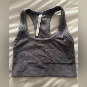 Free People Go To Sports Bra - Charcoal Gray